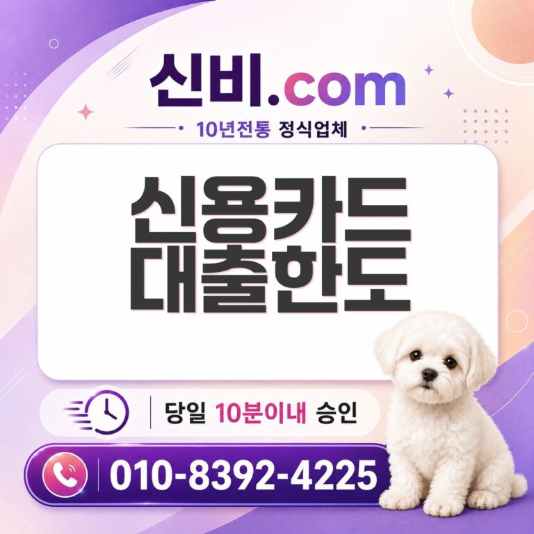 신용카드 대출 한도