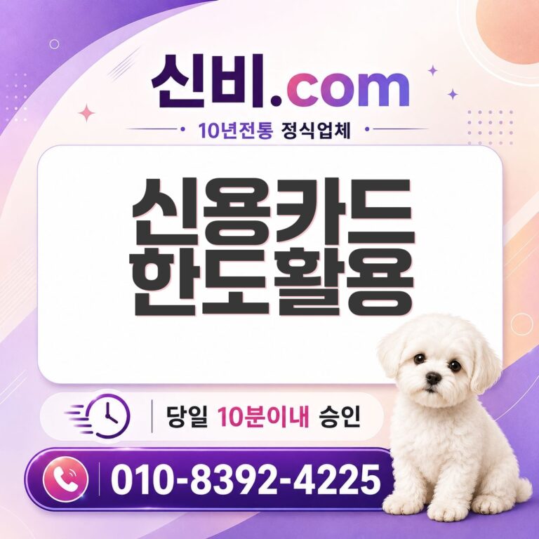 신용카드 한도 활용