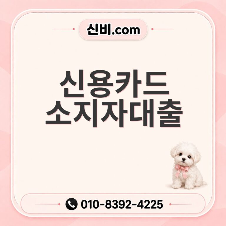 신용카드소지자대출